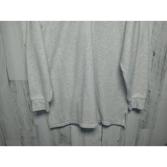 Soft Surroundings Sweater Womens Large Cuddle Pullover Fleece Henley Cozy Casual - Picture 2 of 7
